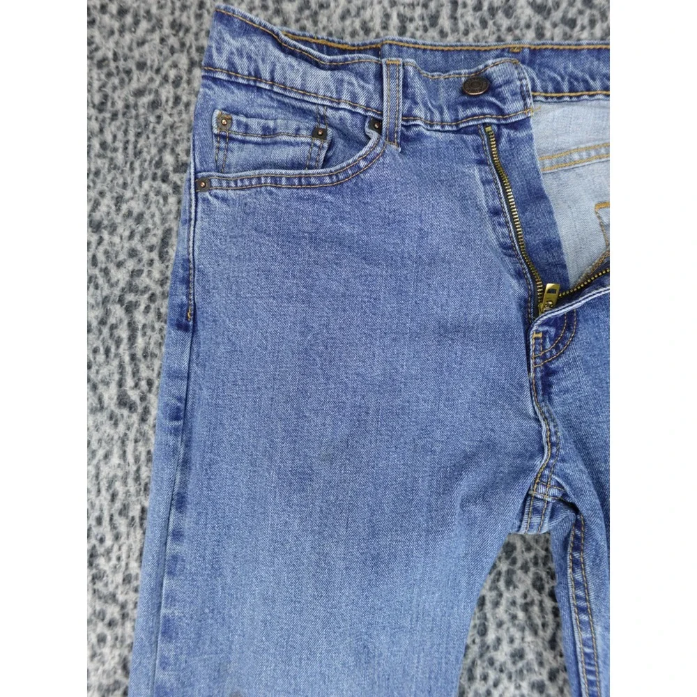 Levis 505 Straight Leg Jeans Mens 32x32 Blue Medium Wash Classic Denim Workwear